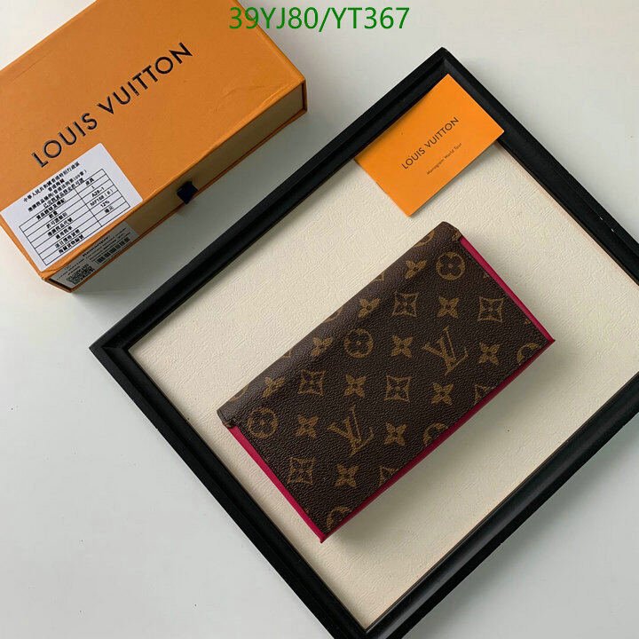 LV Bags-(4A)-Wallet-,Code: YT367,$ 51USD
