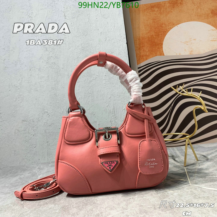 Prada Bag-(4A)-Handbag- Code: YB7610 $ 129USD