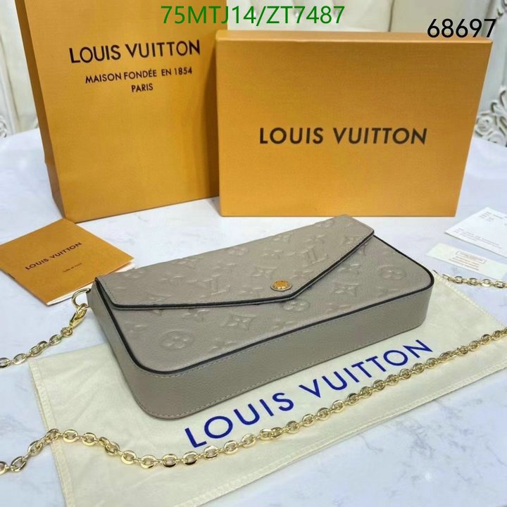 LV Bags-(4A)-Wallet-,Code: ZT7487,$ 98USD
