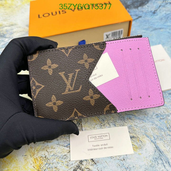 LV Bag-(4A)-Wallet- Code: QT5377 $ 46USD