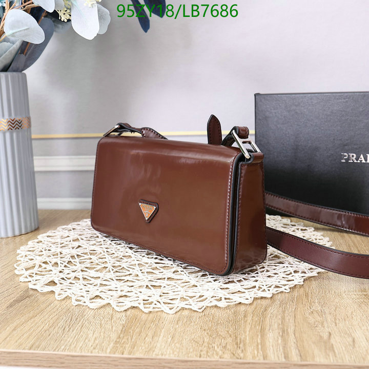 Prada Bag-(4A)-Diagonal- Code: LB7686 $ 124USD