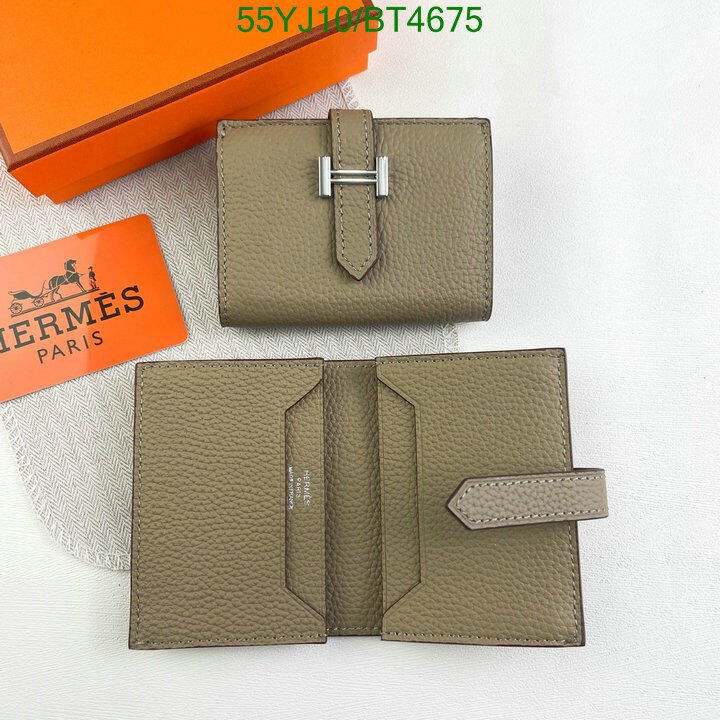 Hermes Bag-(4A)-Wallet- Code: BT4675 $ 72USD