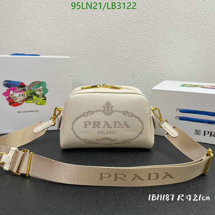 Prada Bag-(4A)-Diagonal- Code: LB3122 $ 124USD