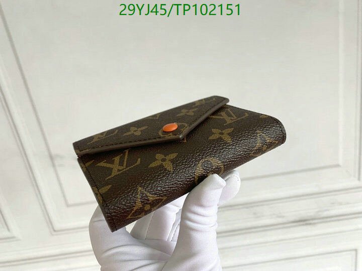 LV Bags-(4A)-Wallet-,Code: TP102151,$ 38USD