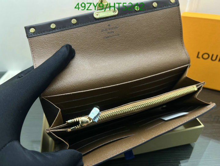LV Bags-(4A)-Wallet-,Code: HT5242,$ 64USD