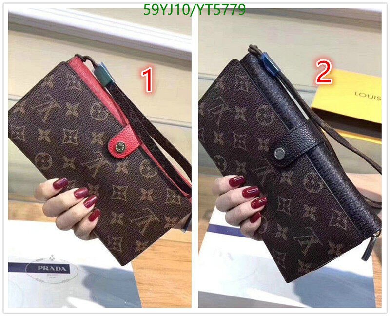 LV Bags-(4A)-Wallet-,Code: YT5779,$ 77USD