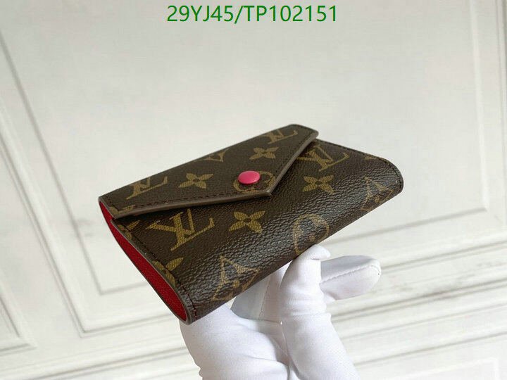 LV Bags-(4A)-Wallet-,Code: TP102151,$ 38USD