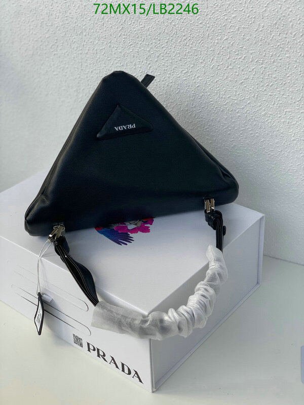 Prada Bag-(4A)-Triangle- Code: LB2246 $ 94USD