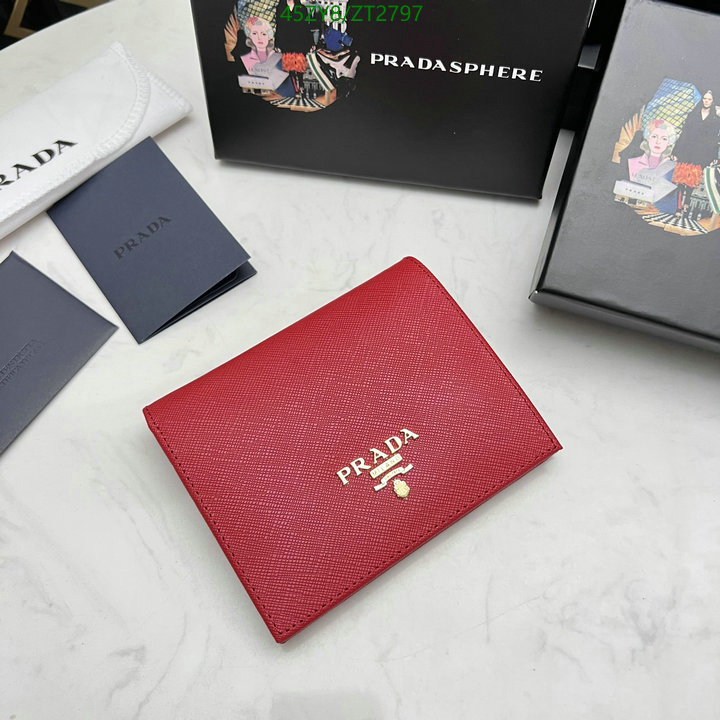 Prada Bag-(4A)-Wallet- Code: ZT2797 $ 59USD