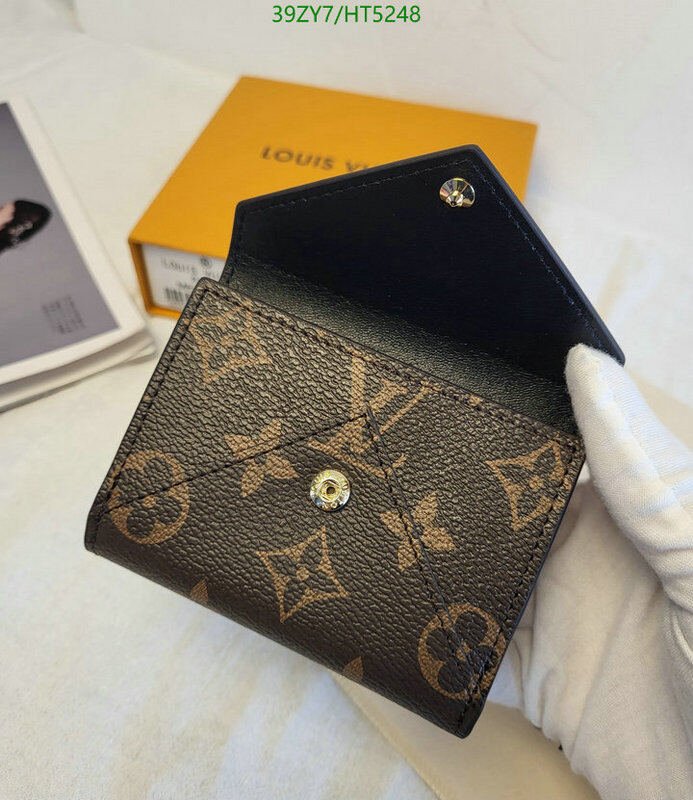 LV Bags-(4A)-Wallet-,Code: HT5248,$ 51USD