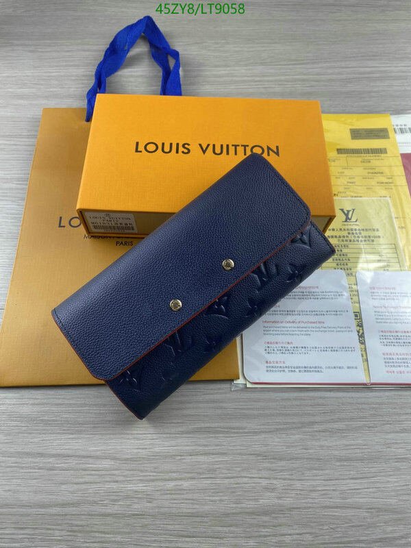 LV Bags-(4A)-Wallet-,Code: LT9058,$ 59USD