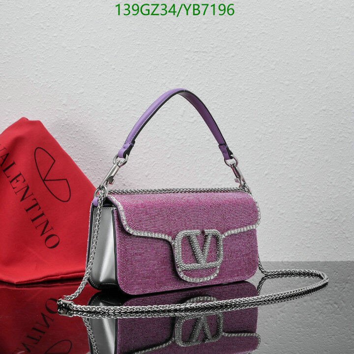 Valentino Bag-(4A)-LOC-V Logo ,Code: YB7196,$ 181USD
