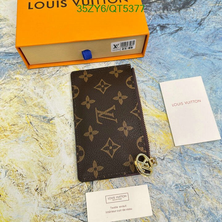 LV Bag-(4A)-Wallet- Code: QT5377 $ 46USD