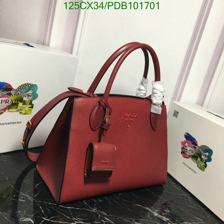 Prada Bag-(4A)-Handbag-,Code: PDB101701,$ 163USD