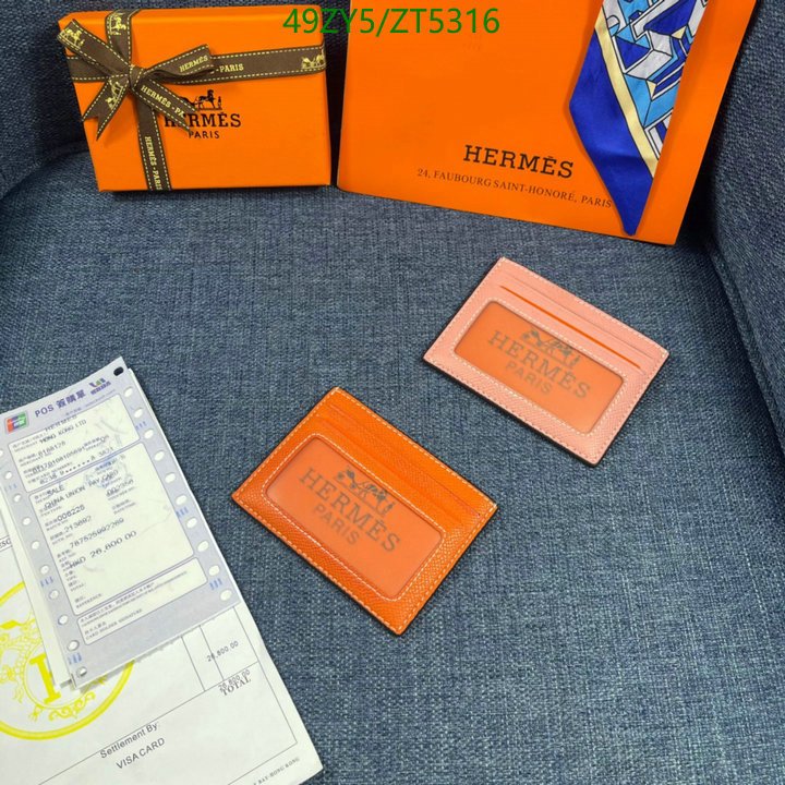 Hermes Bag-(4A)-Wallet-,Code: ZT5316,$ 64USD