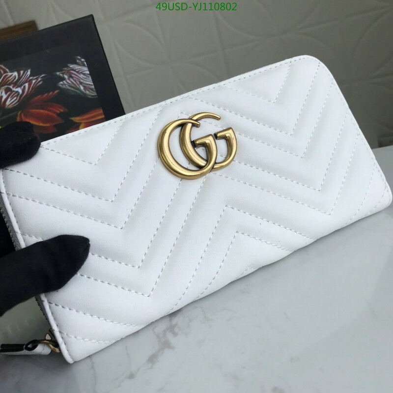 Gucci Bag-(4A)-Wallet-,Code: YJ110802,$ 64USD