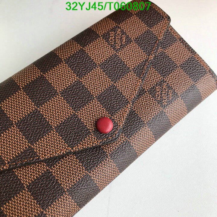 LV Bags-(4A)-Wallet-,Code: T060807,$ 42USD