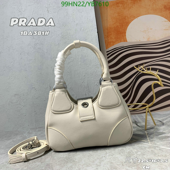 Prada Bag-(4A)-Handbag-,Code: YB7610,$ 129USD