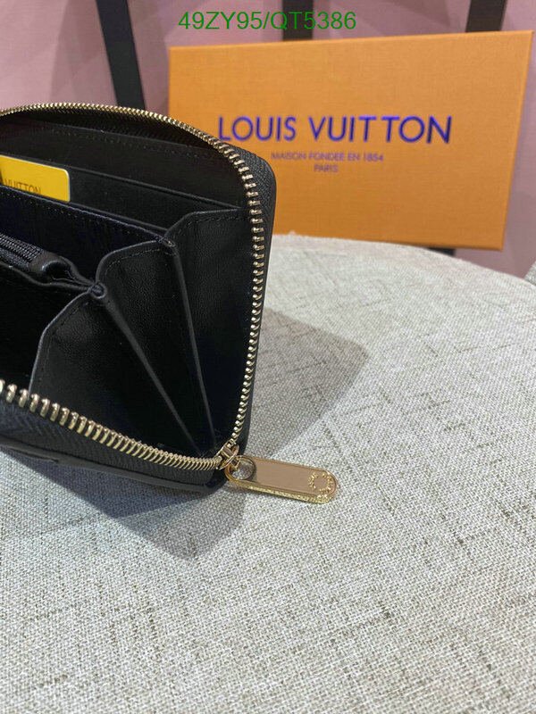 LV Bag-(4A)-Wallet- Code: QT5386 $ 64USD