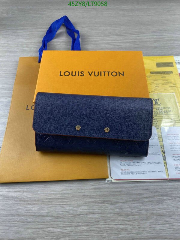 LV Bags-(4A)-Wallet-,Code: LT9058,$ 59USD