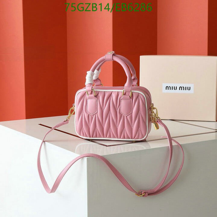 Miu Miu Bag-(4A)-Crossbody- Code: EB6286 $ 98USD