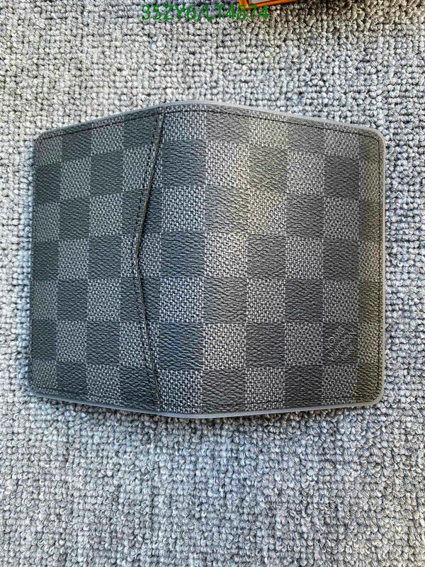 LV Bags-(4A)-Wallet-,Code: LT4874,$ 46USD