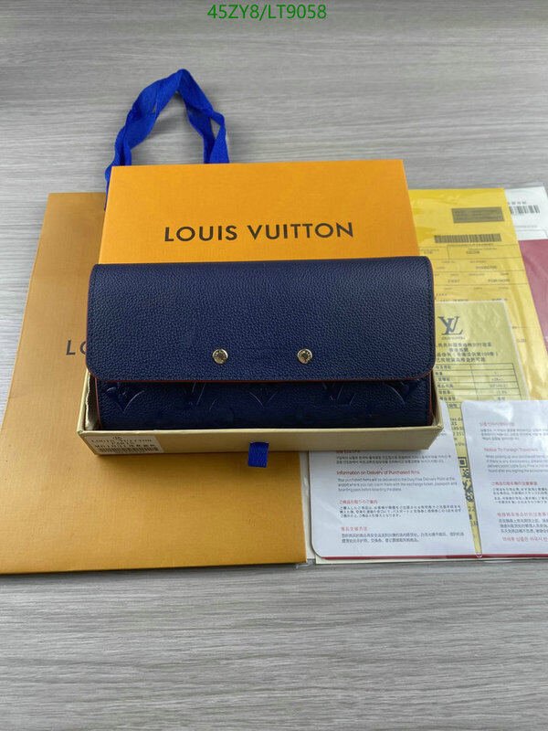 LV Bags-(4A)-Wallet-,Code: LT9058,$ 59USD