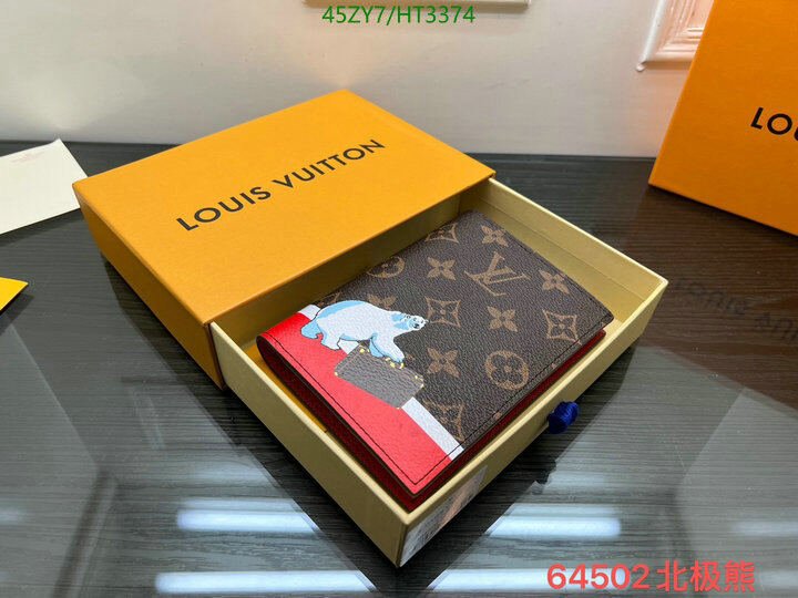 LV Bags-(4A)-Wallet-,Code: HT3374,$ 59USD