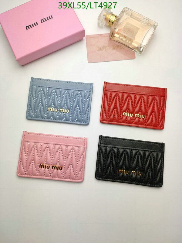 Miu Miu Bag-(4A)-Wallet-,Code: LT4927,$ 51USD
