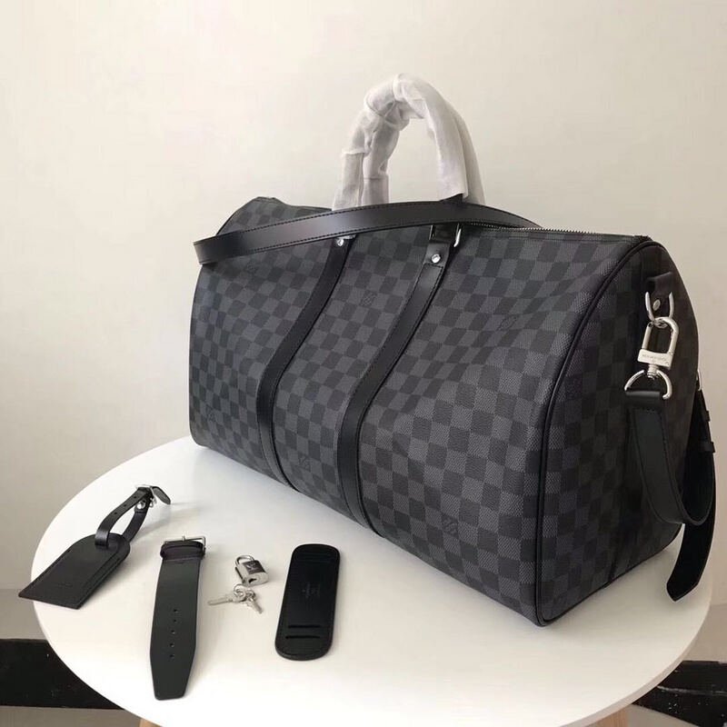 LV Bags-(4A)-Keepall BandouliRe 45-50-,Code：LB012002,$ 129USD