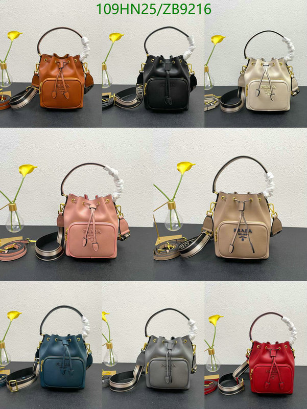 Prada Bag-(4A)-Bucket Bag- Code: ZB9216 $ 142USD