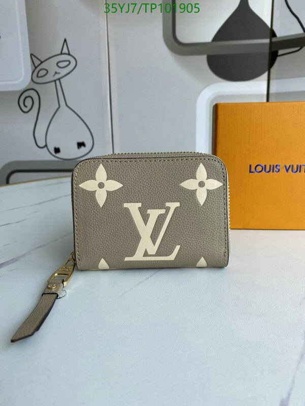 LV Bags-(4A)-Wallet-,Code: TP101905,$ 46USD