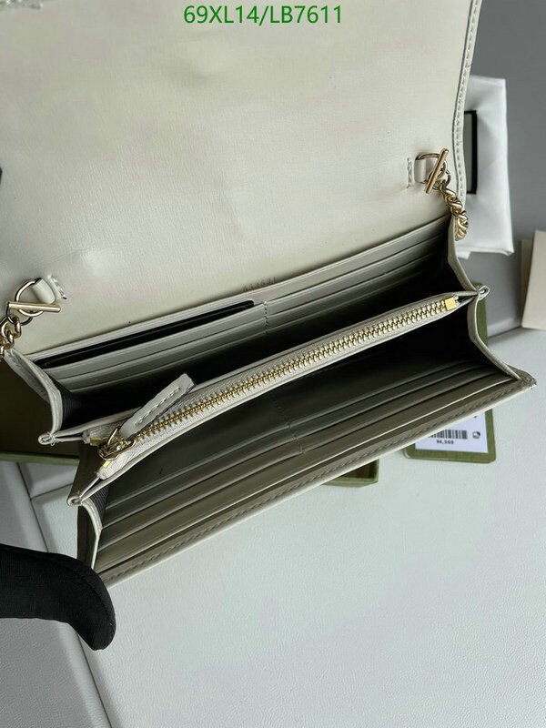 Gucci Bag-(4A)-Diagonal-,Code: LB7611,$ 90USD