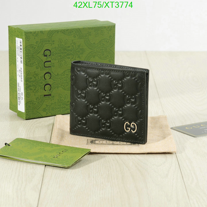 Gucci Bag-(4A)-Wallet-,Code: XT3774,$ 55USD