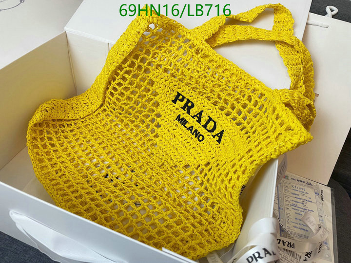Prada Bag-(4A)-Handbag-,Code: LB716,$ 90USD