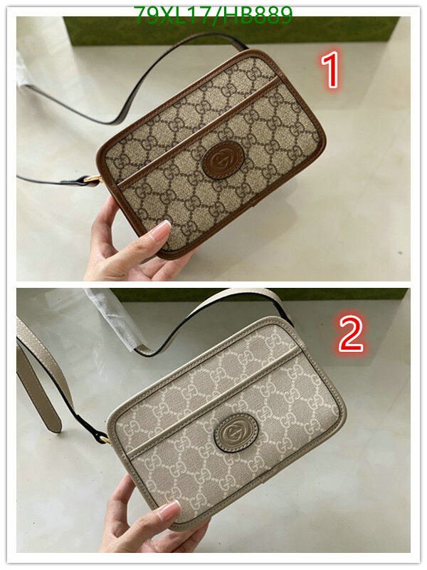 Gucci Bag-(4A)-Diagonal-,Code: HB889,$ 103USD