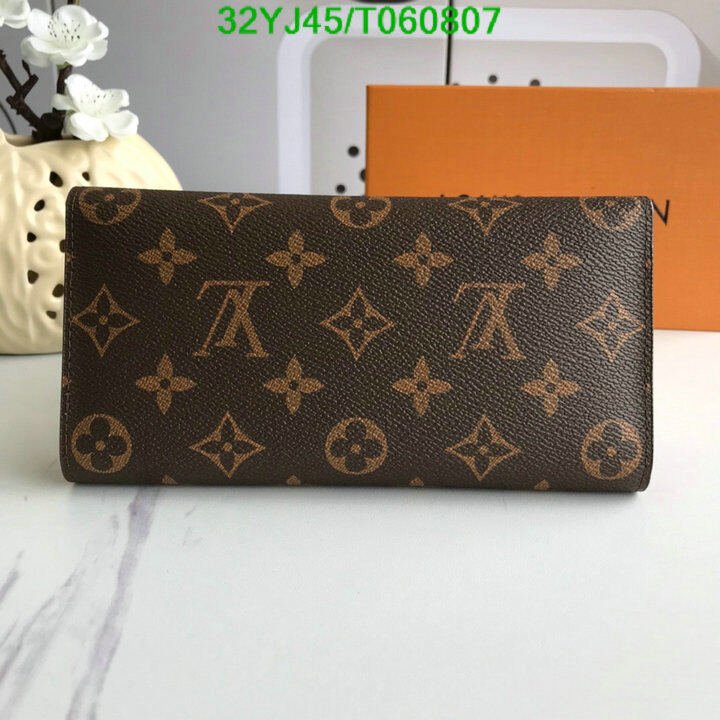 LV Bags-(4A)-Wallet-,Code: T060807,$ 42USD
