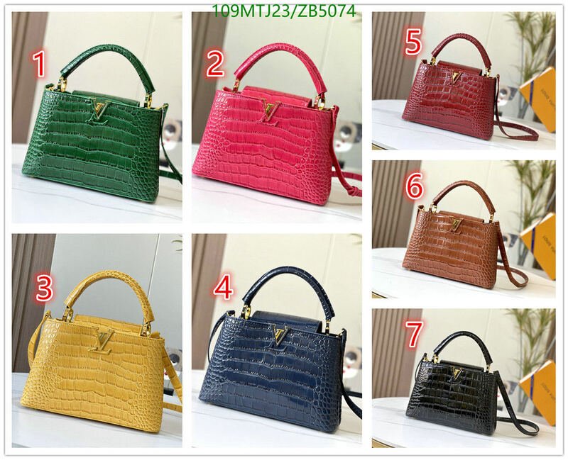 LV Bags-(4A)-Handbag Collection-,Code: ZB5074,$ 142USD