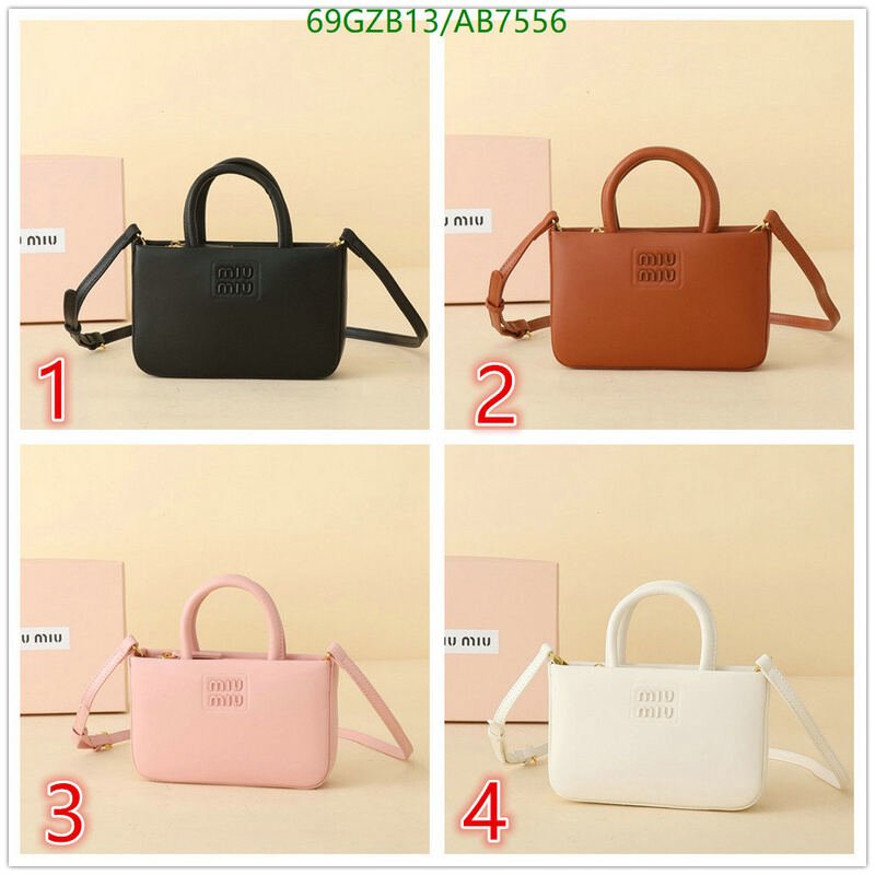 Miu Miu Bag-(4A)-Crossbody- Code: AB7556 $ 90USD