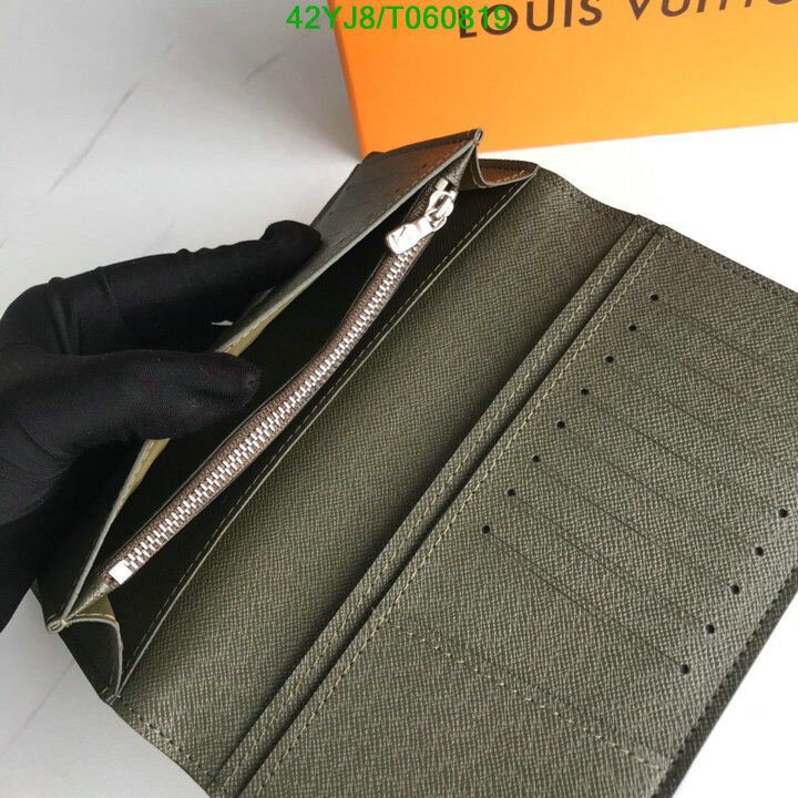 LV Bags-(4A)-Wallet-,Code: T060819,$ 55USD