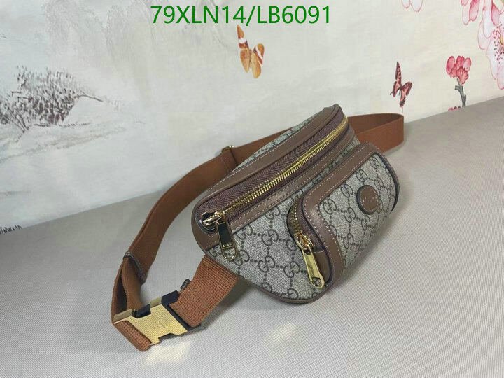 Gucci Bag-(4A)-Diagonal-,Code: LB6091,$ 103USD