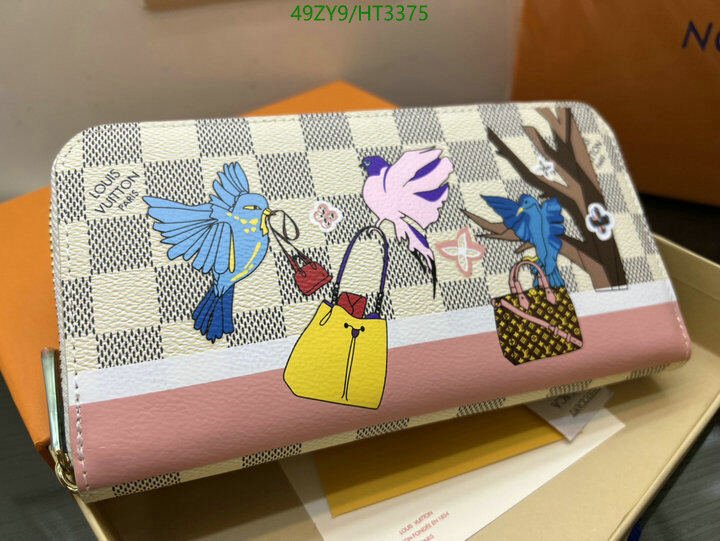 LV Bags-(4A)-Wallet-,Code: HT3375,$ 64USD