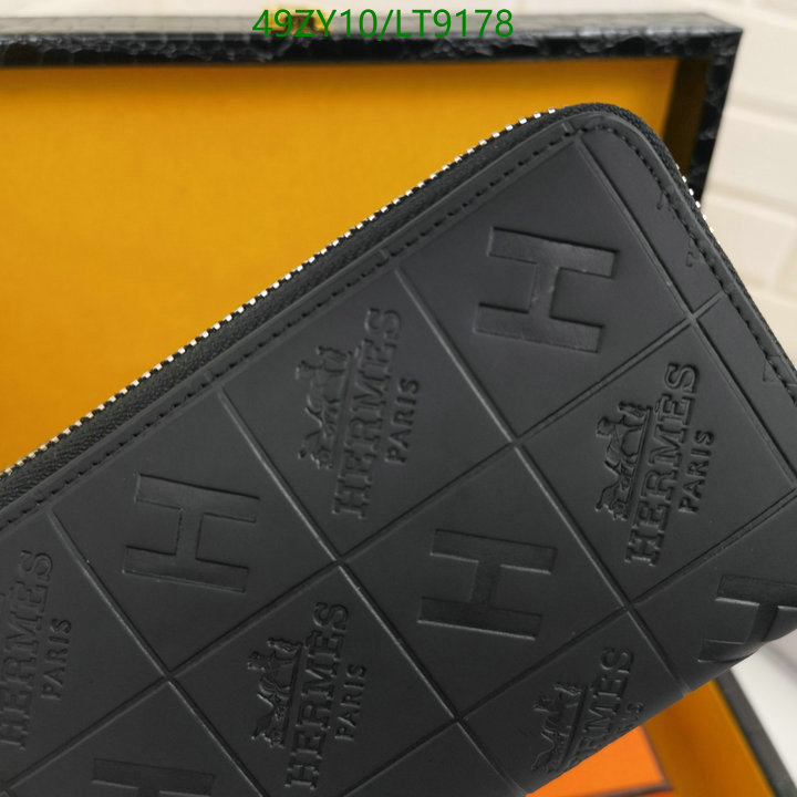 Hermes Bag-(4A)-Wallet-,Code: LT9178,$ 64USD