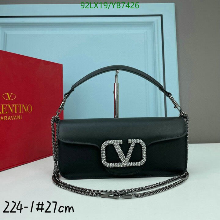 Valentino Bag-(4A)-LOC-V Logo ,Code: YB7426,$ 120USD