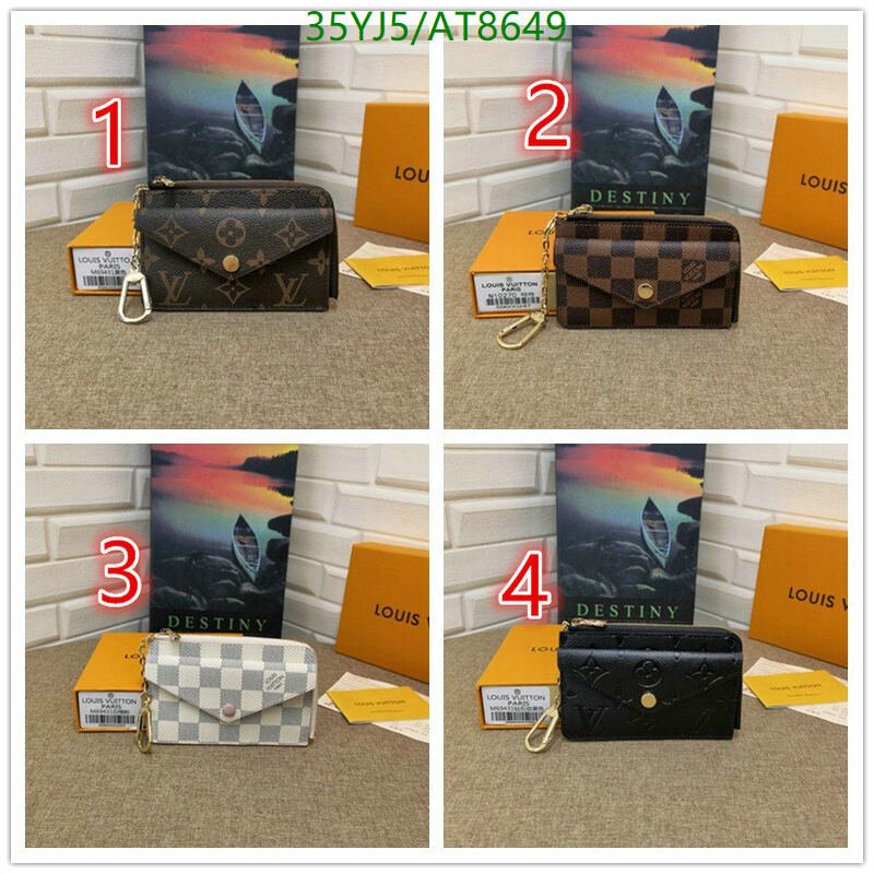 LV Bag-(4A)-Wallet- Code: AT8649 $ 46USD