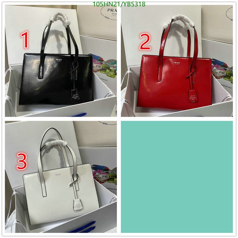 Prada Bag-(4A)-Handbag-,Code: YB5318,$ 137USD