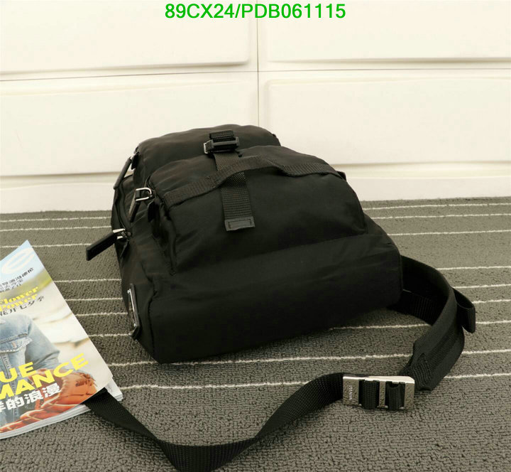 Prada Bag-(4A)-Backpack-,Code:PDB061115,$ 116USD