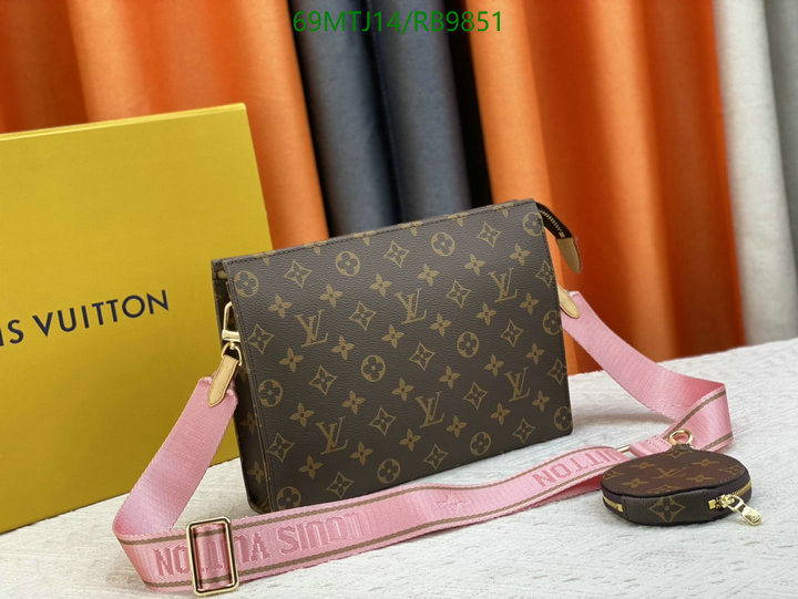 LV Bag-(4A)-Pochette MTis Bag-Twist- Code: RB9851 $ 90USD