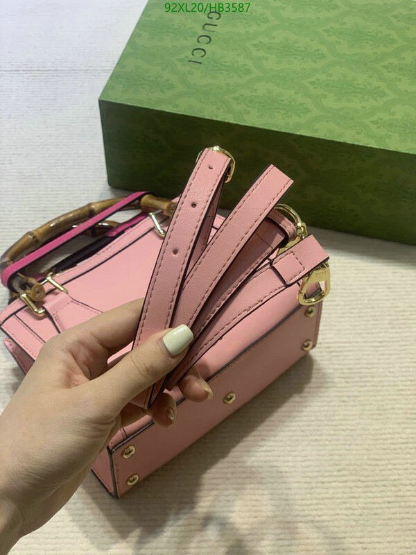 Gucci Bag-(4A)-Diana-Bamboo-,Code: HB3587,$ 120USD