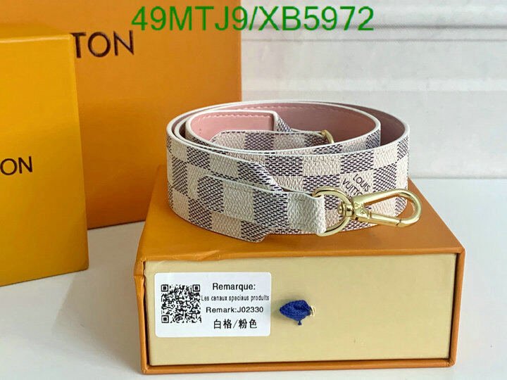 LV Bags-(4A)-Shoulder Strap-,Code: XB5972,$ 64USD